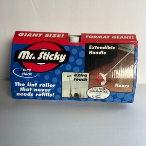 Mr. Sticky 8" Giant Size Lint Roller REFILL For Floors  NO POLE/HANDLE INCLUDED